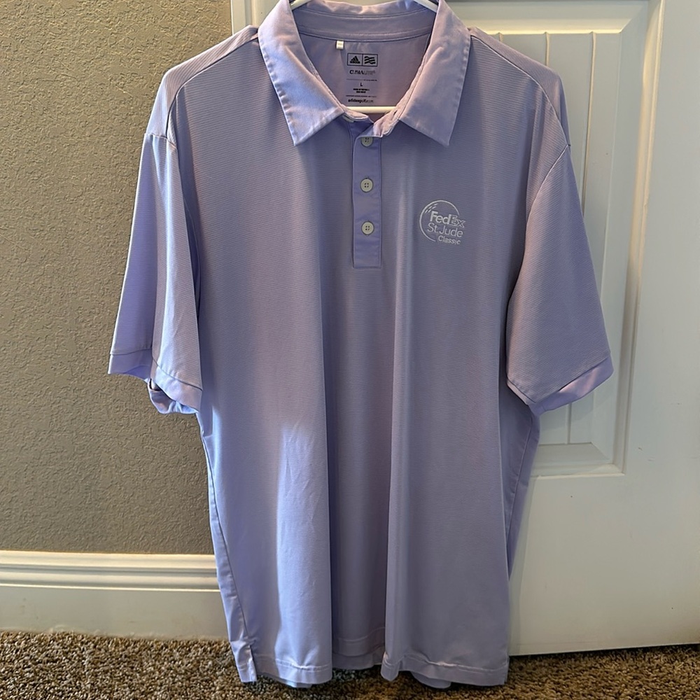 Large Adidas St. Jude Classic golf polo